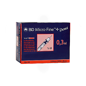 BD Micro Fine 30G 8mm 0,3ml
